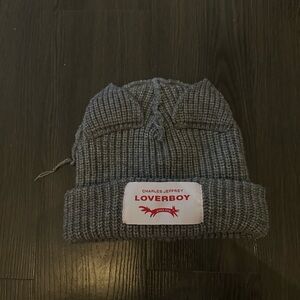 Charles Jeffrey Loverboy Gray Knit Beanie